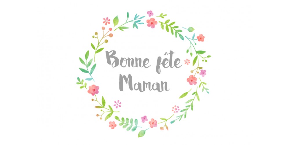 Carte "Bonne fête maman"