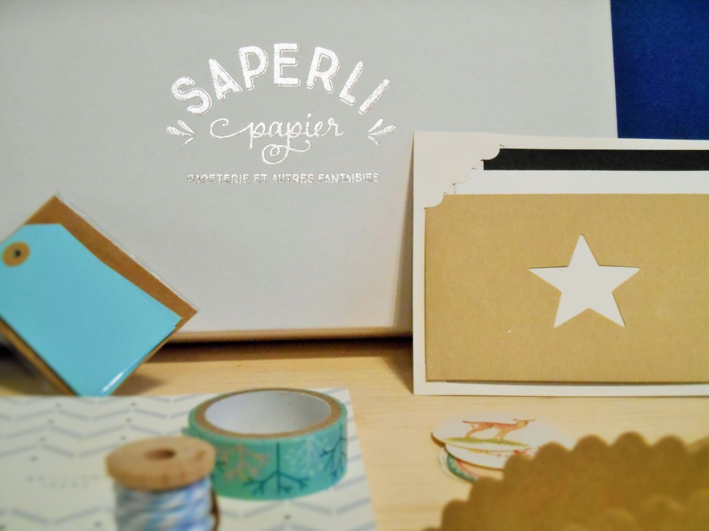 Box papeterie Noël Saperlipapier