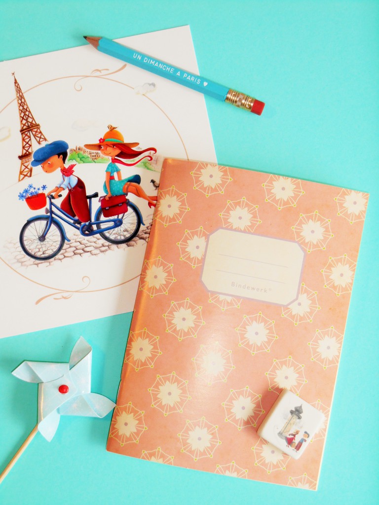 Box papeterie Un dimanche à Paris Saperlipapier