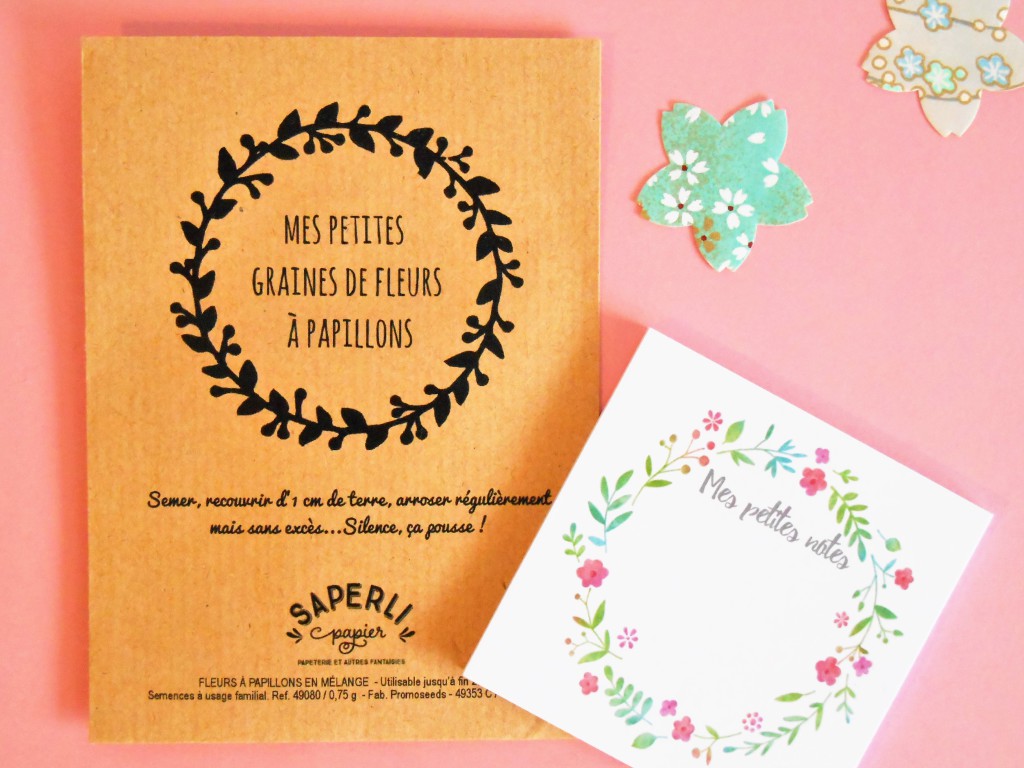 Fleurs deschamps dans un sachet vintage par Saperlipapier