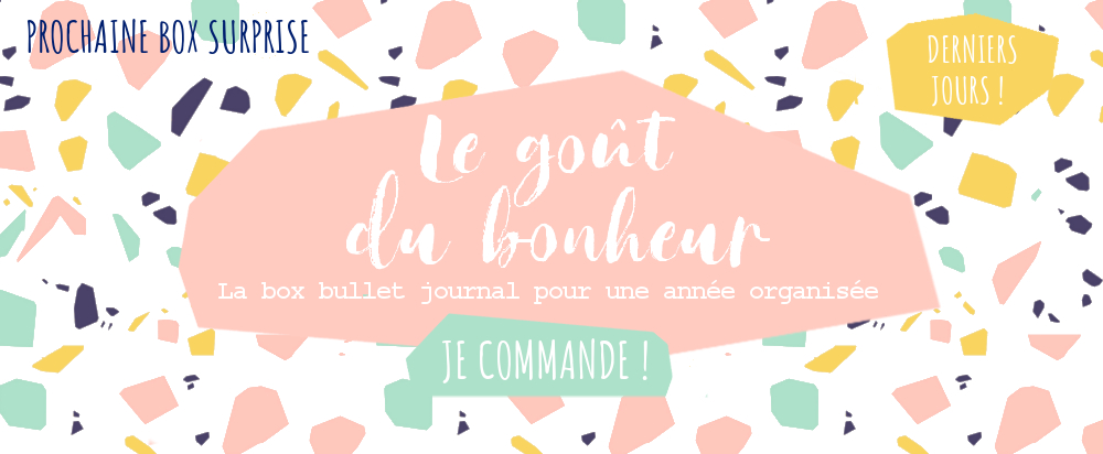 La box Saperlipapier dédiée au bullet journal