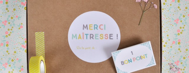 Une box a personnaliser pour le maître ou la maitresse ou la nounou par Saperlipapier