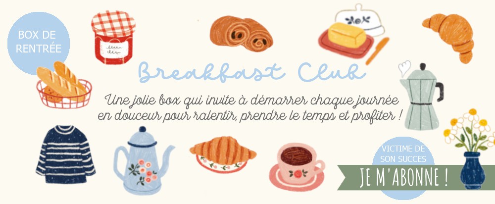 Box Breakfast club, french bakery