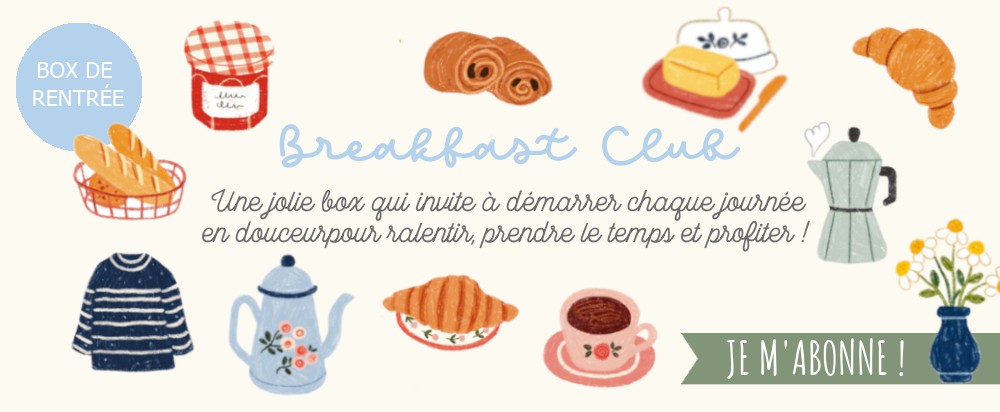 Box Breakfast club, french bakery